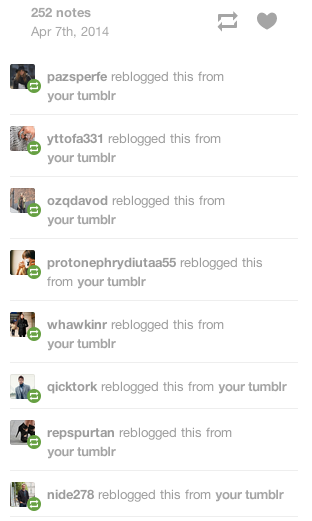 real tumblr reblogs